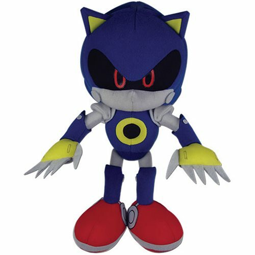 SONIC THE HEDGEHOG – METAL SONIC PLUSH – 11inch AUTHENTIC SEGA ANIME. IN STOCK!
