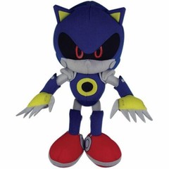 SONIC THE HEDGEHOG – METAL SONIC PLUSH – 11inch AUTHENTIC SEGA ANIME. IN STOCK!