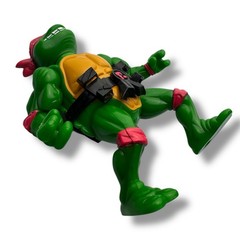 Vintage 1989 TMNT Wacky Action Breakfightin’ Raphael Action Figure