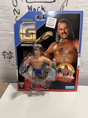 WWF Jake the Snake Roberts Grapplers & Gimmicks Comic Con Exclusive Blue WWE MOC