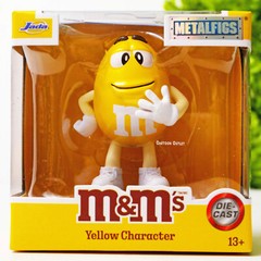 Jada M&M’s Yellow Character 3″ Die Cast Figure Metalfigs Collectible M&M New