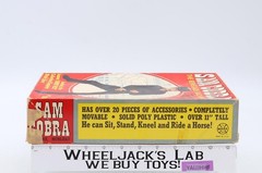 Sam Cobra 100% Complete Johnny West 1972 Best of the West W/ Box Marx Vintage