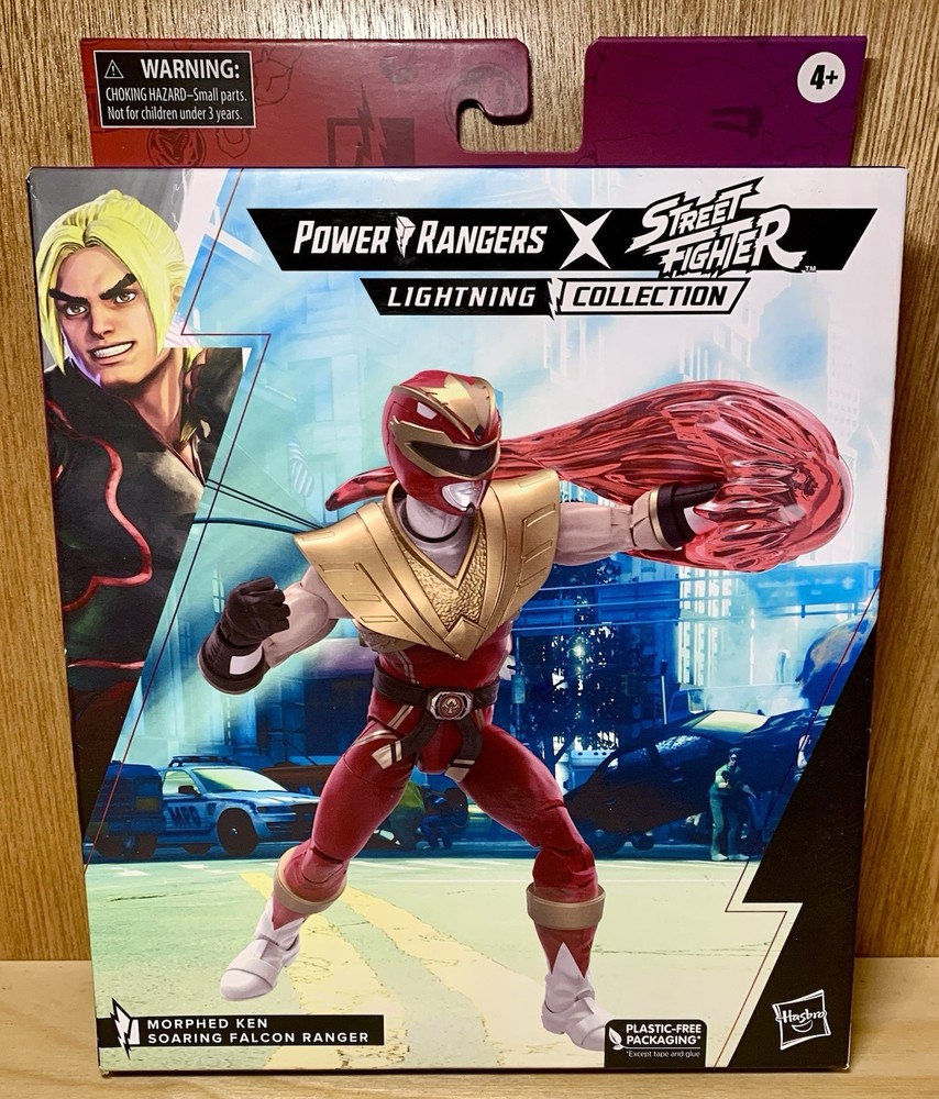 Hasbro Power Rangers X Street Fighter Lightning Collection Morphed Ken Action