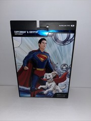 McFarlane Toys DC Theatrical Deluxe 7in WV1 – Superman w/Krypto Superman Movie™