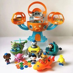 Octonauts Sound And Light Octopod Castle, Adventure Playset + 8 Figures Toys
