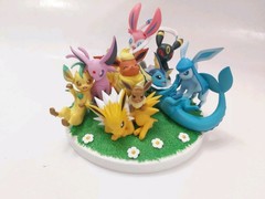 G.E.M. EX Series Pokemon Eevee Friends Megahouse Missing A Few Parts, No Box