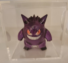 Vintage Original CGTSJ Tomy China Pokémon Gengar Translucent Figure Rare W/ Coin