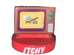 Vintage RARE Simpsons Funko Television TV w/ The Itchy & Scratchy Show
