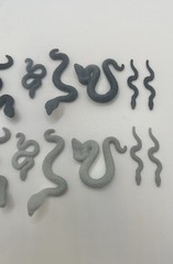Indiana Jones vintage Well Of Souls Snake Set 14x 1982 REPRO Replacement Part
