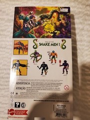 MOT Origins Snake Man at Arms Mexican/Spanish/Portuguese variant card He Man