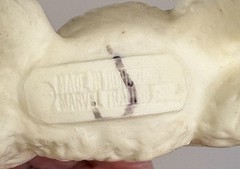 Vintage 4” White Sheep Action Figure Molded Plastic Made In Hong Kong