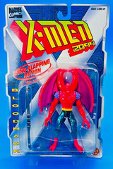 Vintage 1995 Marvel Comics X-Men 2099 Bloodhawk Figure w/ Wing Flapping Action