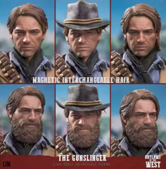New Limtoys LIM008 1/6 Red Dead Redemption Arthur 12″ Figure In Stock