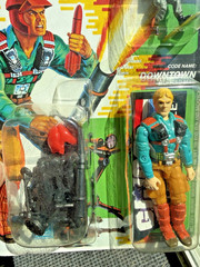 VINTAGE HASBRO GI JOE 1988 DOWNTOWN MOC W/ ROADBLOCK V2 MICRO FIGURE