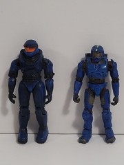 Halo Spartan Mixed Lot Action Figures w/ Warthog Vehicle & Accessories