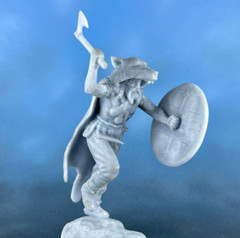 Action Figures. Resin Figure Viking 60mm figurine of a warrior of the north