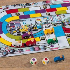 Monza – Dice-Based Racing Board Game for Adults, Family, and Children (2-6 Play