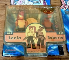 Vintage Futurama Toynami I-Men Toy Figure Lot Bender, Robot Devil, Zoidberg Set
