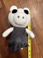 4 PIGGY 8” Clowny, Wolf, Piggy and Zombie Pig Plush Lot