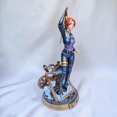 Fanart figure Maelle airbrush painted 9.8 inch Adult 17+