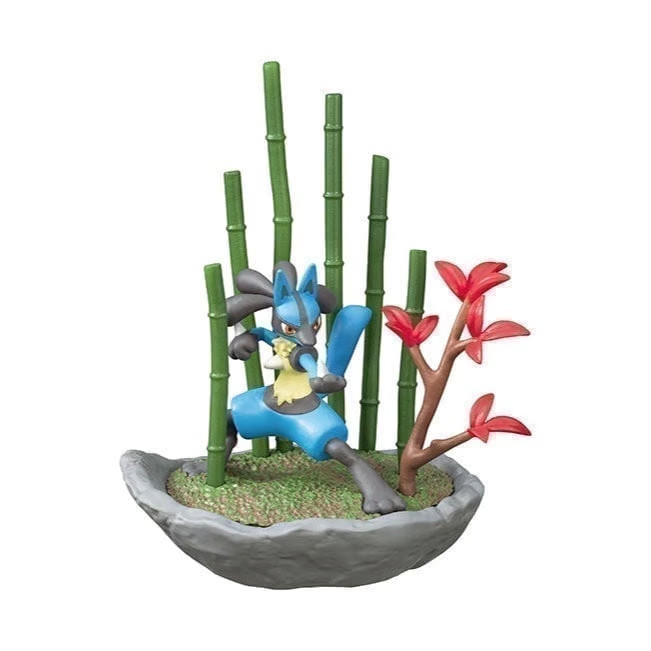 Lucario Pokemon bonsai 1 ornament collectible Figure re-ment toy gift