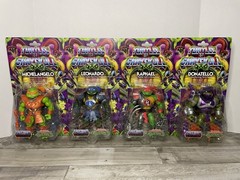 MOTU x TMNT Turtles Of Grayskull – Leonardo Raphael Donatello Michelangelo LOT