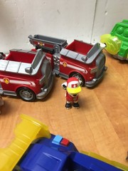 Paw Patrol Lot with 12 Figures 14 Vehicles HUGE Lot Firetruck Police Backhoe