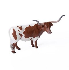 1/16 Little Buster Toys Texas Longhorn Bull Figure 500271