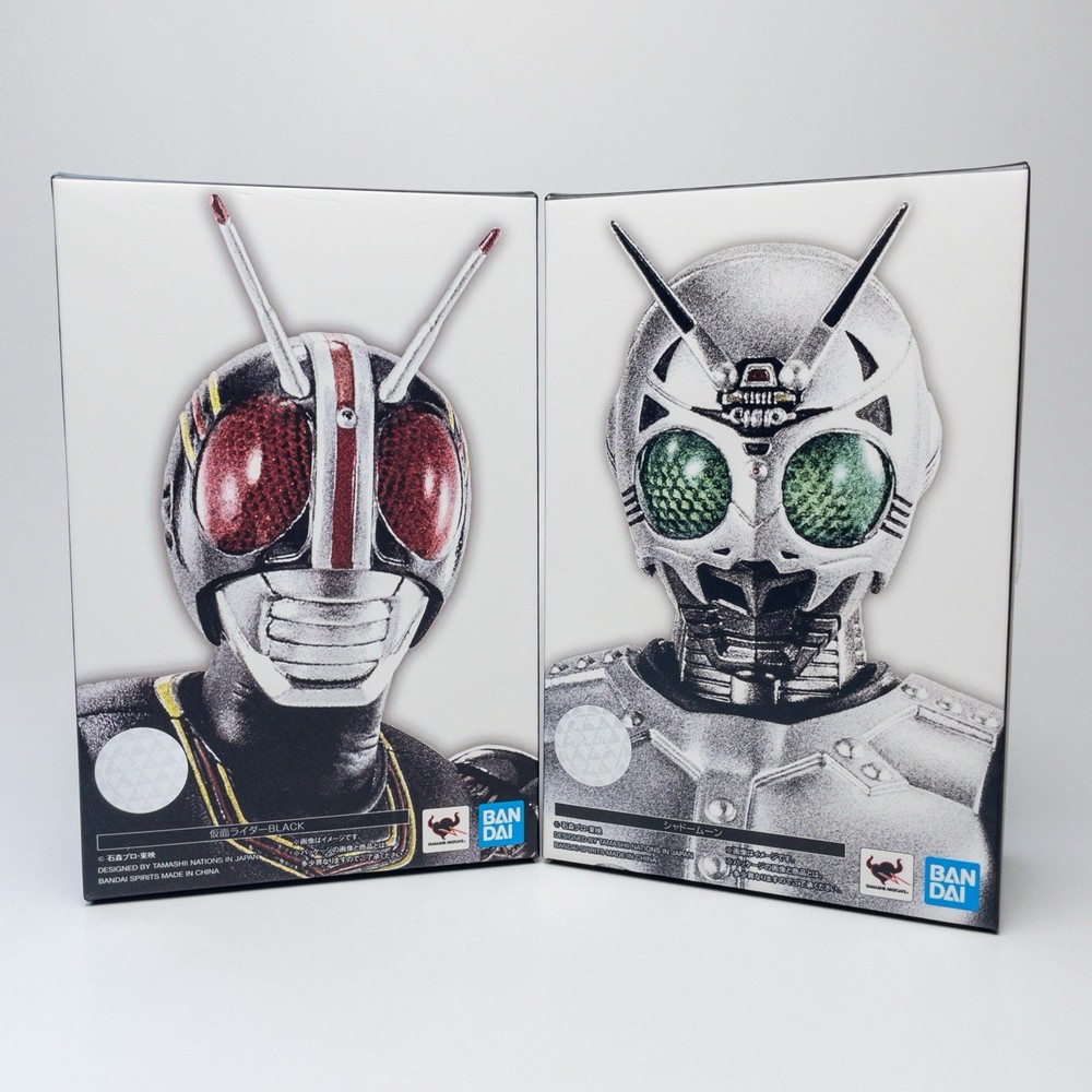 BANDAI S.H.Figuarts Shinkocchou Kamen Rider BLACK and Shadow Moon Set