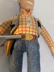 Vintage Disney Pixar Thinkway Toy Story Woody Pull String Doll 15” DOESNT WORK
