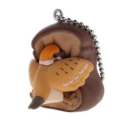 Mugyuttori Bird Hugging Bread Mascot Vol. 02 Qualia 2-Inch Key Chain