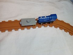 Train Tracks Blue Train Engine 4501 and Wheels Magnetic Ends Acrylic M12013