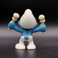 Drummer Smurf 20707 Figure Vintage Smurfs Toy 2007 Germany Schleich Lot Y 87