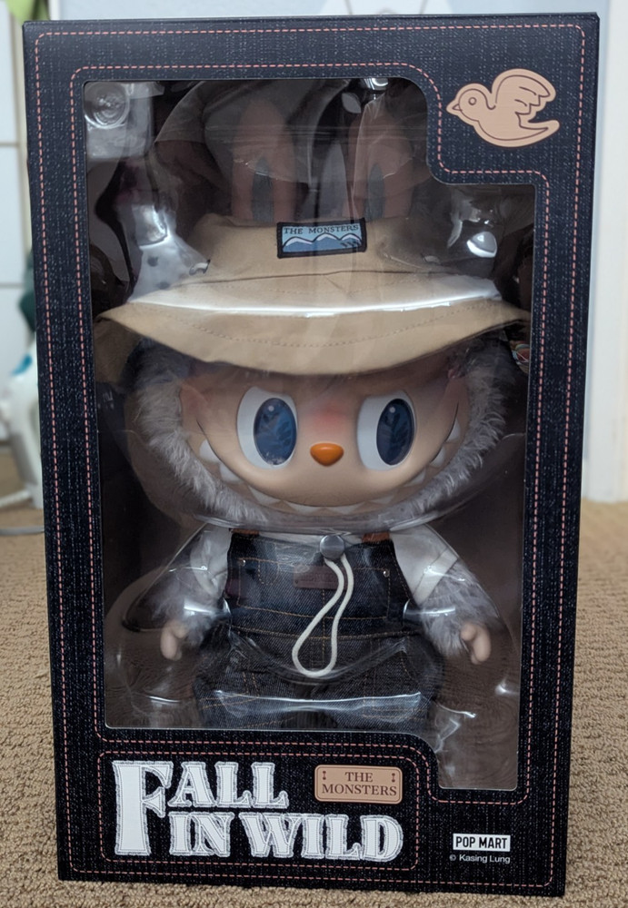 NEW AUTHENTIC POP MART The Monster LABUBU Fall In Wild Series Vinyl Plush Doll