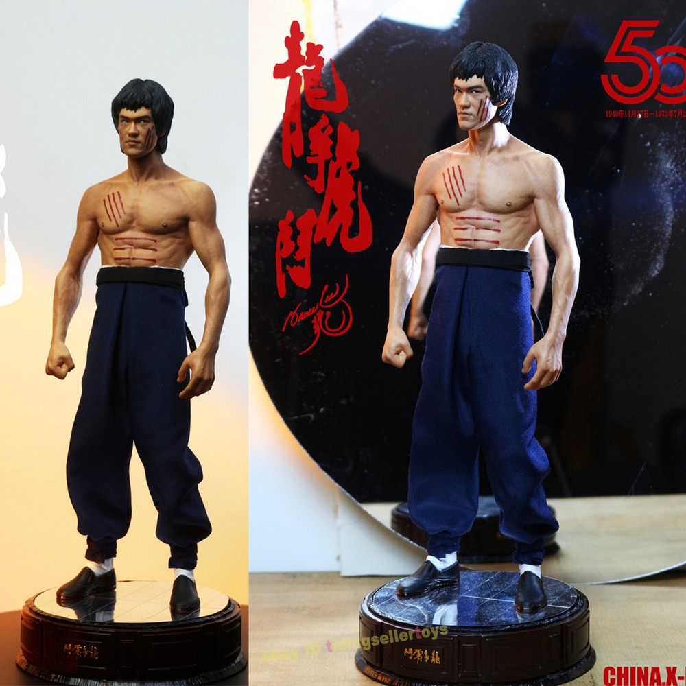 CHINA.X-H Enter The Dragon Kung Fu Master Lee 1/6 Resin 50th Tribute Statue