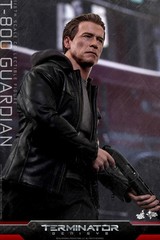 NEW Hot Toys MMS307 Terminator Genisys T800 T 800 Guardian Arnold Schwarzenegger