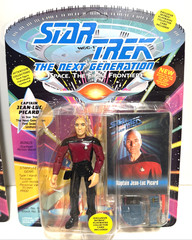 Star Trek TNG Picard & Data 5” Action Figure Lot 1993 Playmates