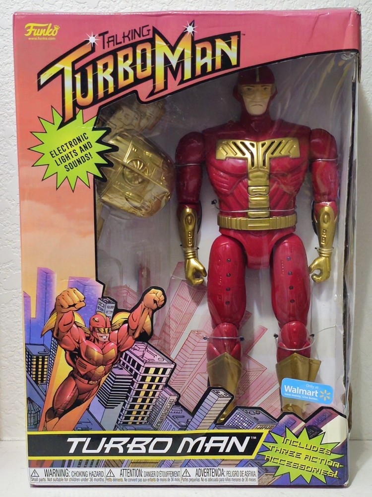 Wal-Mart exclusive Funko Talking Turbo Man Jingle All The Way Action Figure