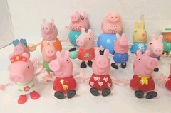 Lot Of 40 Peppa Pig Figures Accessories Helicopter TV Table Grill Tent Playgound