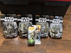 Star Wars Lot of 5 Sealed Clone Troopers Appo Elite Corps Saga Collection