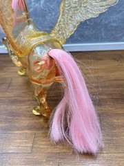 1985 She-Ra Princess Of Power Crystal Swift Wind Clear Pink Horse MOTU READ