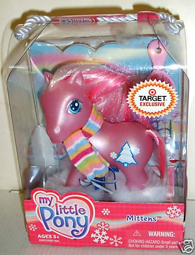 #4810 NRFB Hasbro My Little Pony TARGET STORES Winter Series Mittens