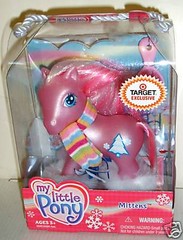 #4810 NRFB Hasbro My Little Pony TARGET STORES Winter Series Mittens