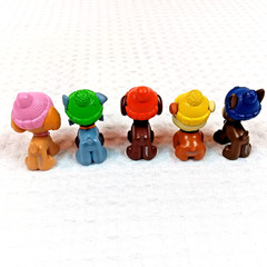 Paw Patrol Snow Rescue Arctic Pups Winter Beanie Hats 2″ Mini Figures Lot of 5