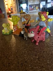 Shrek the Third Movie McDonalds Lot Of 2007 Happy Meal Toys Action Figures