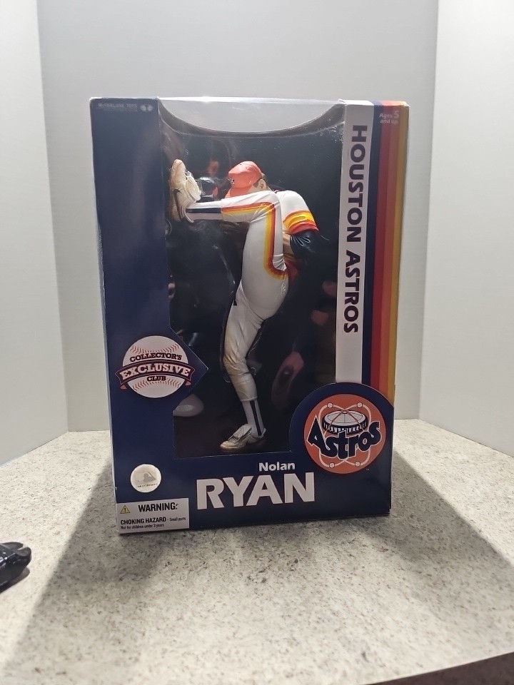 Nolan Ryan Houston Astros MLB McFarlane Collectors Club Exclusive 12″ Figure NIB