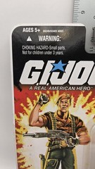 G.I. Joe Tiger Force Leader Flint Figure on Card