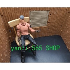Action Figure DIY 1/18 Scale Small Wooden House Scene Props Model Fit 3.75”