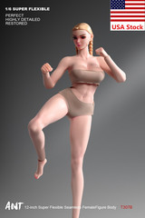 ANT T307 1/6 Female Sexy Large Bust Fitness Muscle Plump Body For 12”Figure