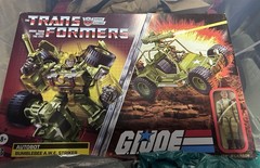 TRANSFORMERS G.I. JOE SEALED BUMBLEBEE AWE STRIKER STALKER COLLABORATIVE SET